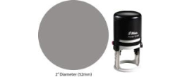 Shiny R552 2 inch diameter round self inking rubber stamp