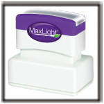 MaxLight Pre-inked Rubber Stamps from the Rubber Stamp Shop