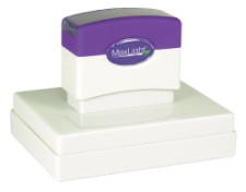 Order a MaxLight XL2-700 pre-inked rubber stamp.