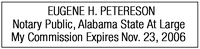 Alabama Notary Stamp