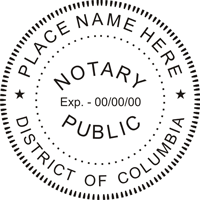 District of Columbia (DC) Notary Seal