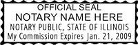 Illinois Notary Stamp