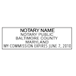 MD-NOT-1 - Maryland Notary Stamp