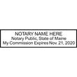 ME-NOT-1 - Maine Notary Stamp