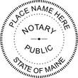 Maine Notary Seal
