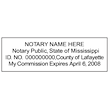 MS-NOT-1 - Mississippi Notary Stamp