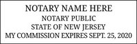 New Jersey Notary Stamp