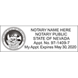 NV-NOT-1 - Nevada Notary Stamp - Resident