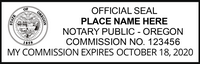 Oregon Notary Stamp
