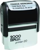Order the 2000 plus Printer 20 Self-Inking Rubber Stamp
