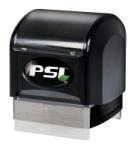 Order a PSI 4141 Self-Inking Rubber Stamp. It is a Premium Pre-inked stamp that is good for about 20,000 impressions before needing more ink.