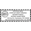 WV-NOT-1 - West Virginia Notary Stamp Personal