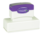 Order a MaxLight XL2-185 pre-inked rubber stamp.