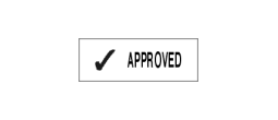 Order a MaxLight Preinked APPROVED Stamp