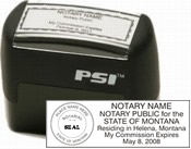 Montana Pre-Inked Notary Seal Stamp is
Precision crafted and ergonomically designed with outstanding impression quality.