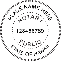 Hawaii Notary Seal