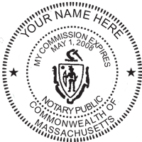 Massachusetts Notary Seal