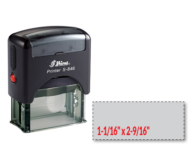 Shiny S846 Self inking rubber stamp
