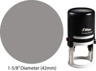 R-542 Self-Inking Stamp-1-5/8 in Dia.