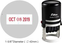 R-542D Self-Inking Dater-1-5/8 in Dia.