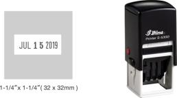 Shiny 530D Self inking dater with custom die imprint